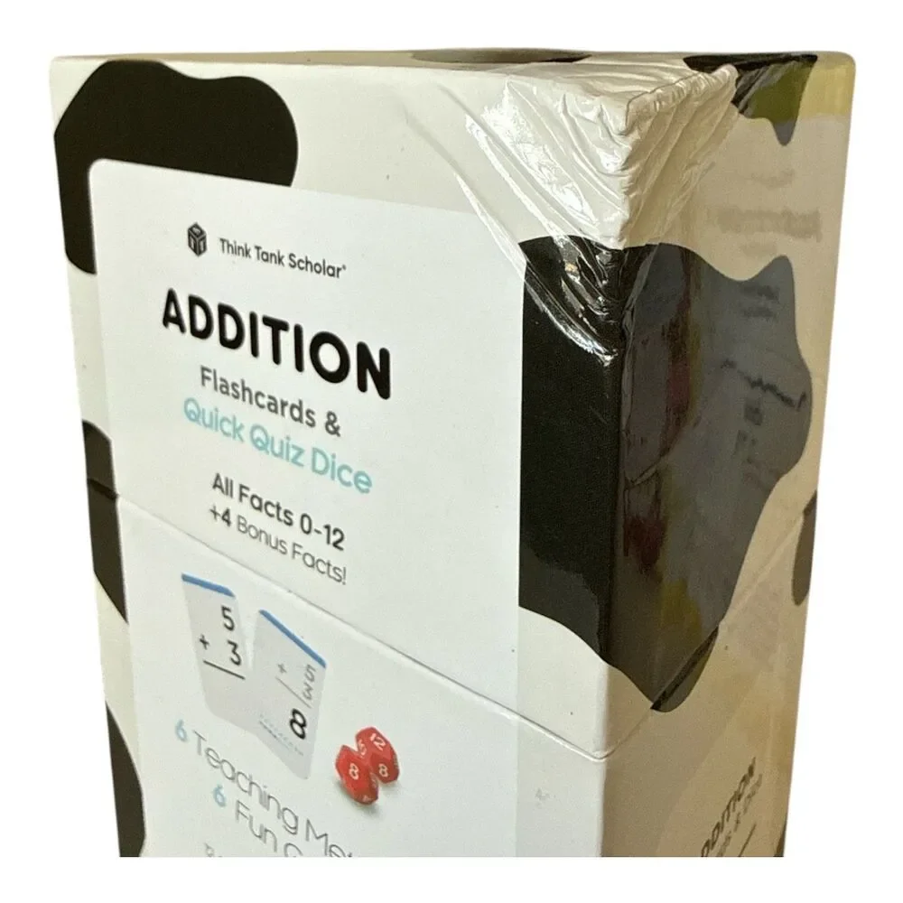 Math Flash Cards by Think Tank Scholar, Premium Set Add Subtract Multiply Divide